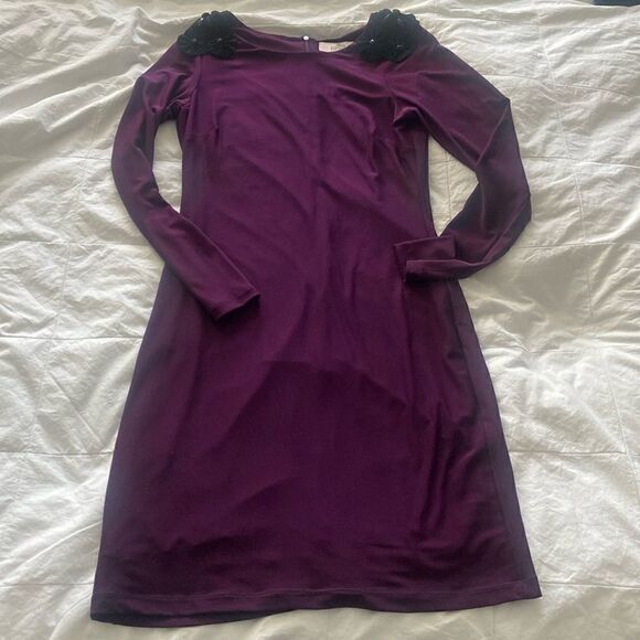 Belle Badgley Mischka Long Sleeve Dress Size 6 - Picture 1 of 6